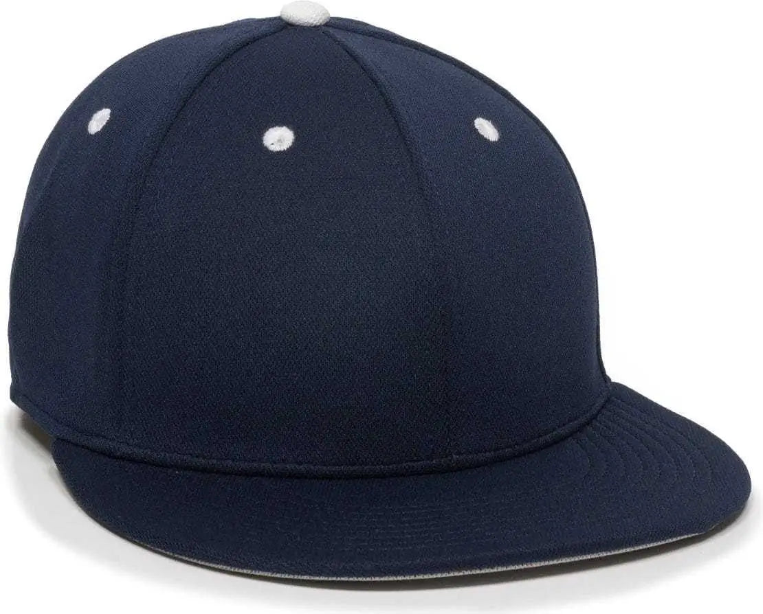 Oc Sports Tgs1930x Proflex Bamboo Charcoal Flat Visor Cap - Navy White - 6 3/8’’ - 3/4’’