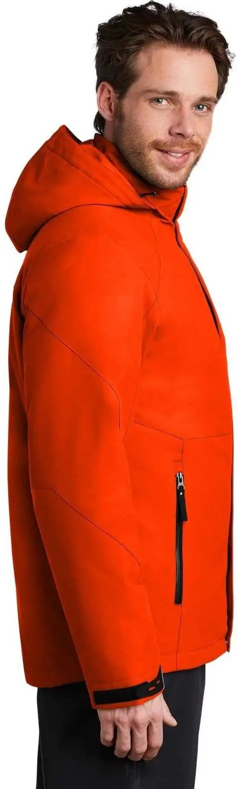 Port Authority J405 Insulated Waterproof Tech Jacket - Fire Orange