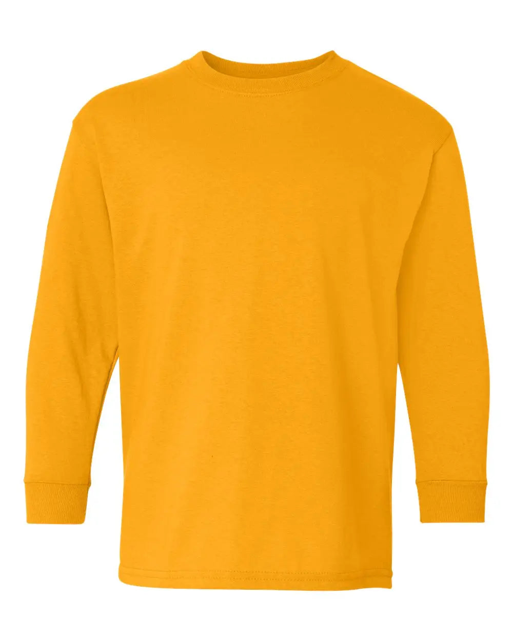 Gildan 5400b Heavy Cotton™ Youth Long Sleeve T-shirt - Gold - Xs