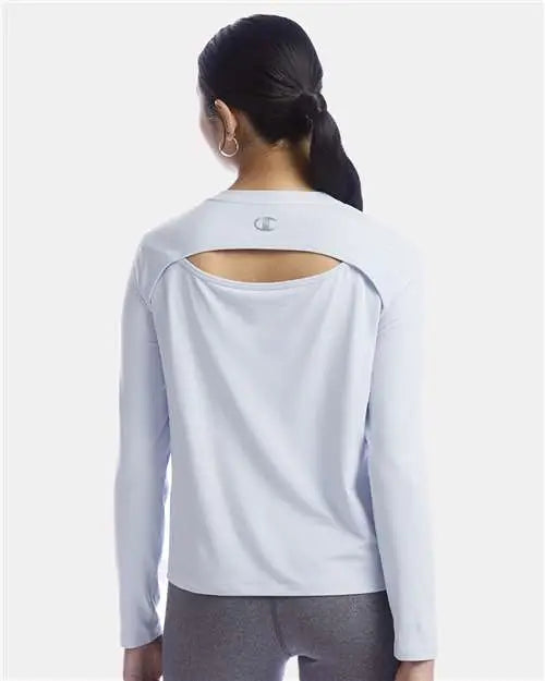 Champion Chp140 Women’s Sport Soft Touch Long Sleeve T-shirt - Collage Blue