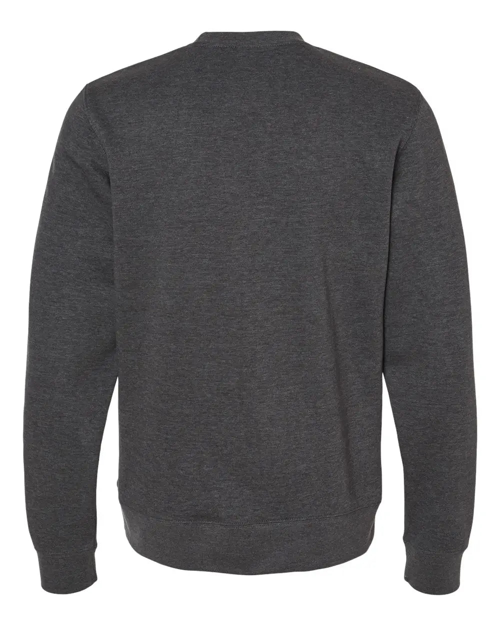 J. America 8721a Btb Fleece Crewneck Sweatshirt - 8721 - Charcoal Heather