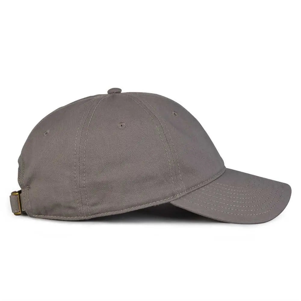 The Game Gb210 Classic Relaxed Garment Washed Twill Cap - Charcoal - Dark Gray / 6 7/8’’ - 7 5/8’’