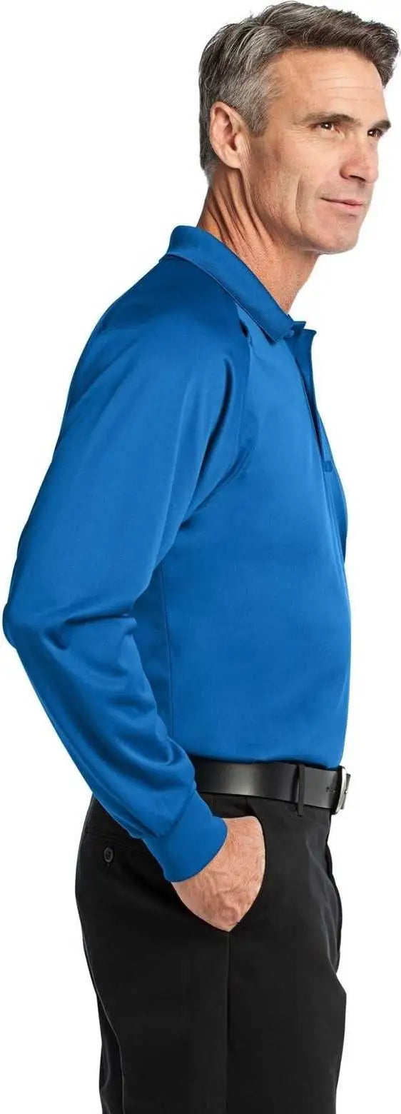 Cornerstone Cs410ls Select Long Sleeve Snag-proof Tactical Polo - Royal