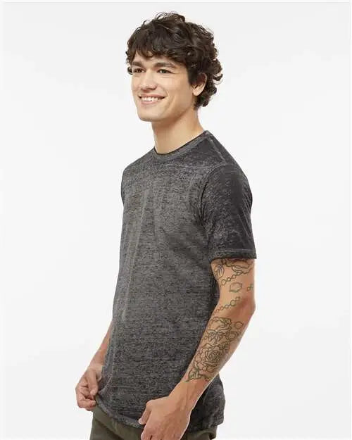 J. America 8115j Zen Jersey T-shirt - 8115 - Twisted Black