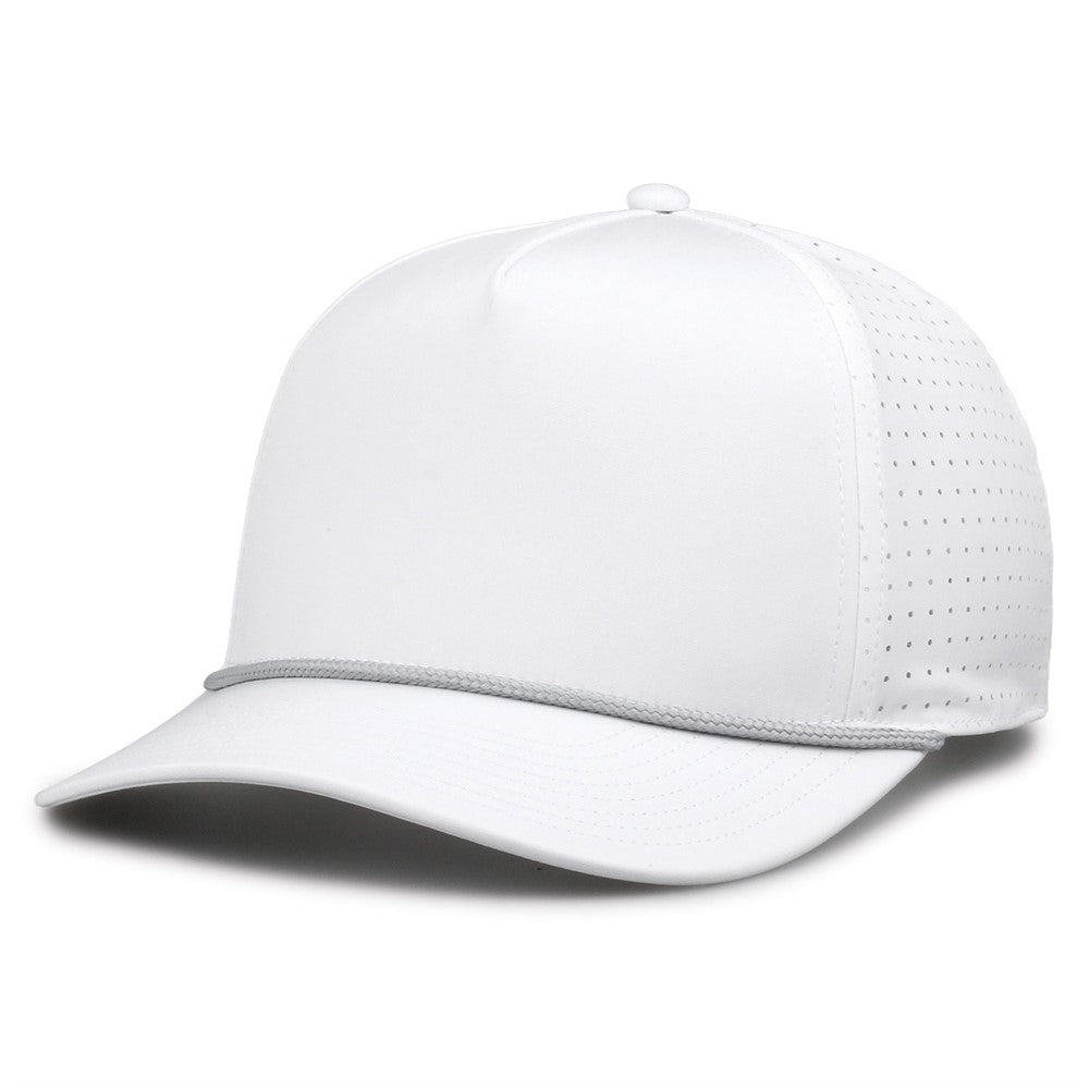 The Game GB530 5 Panel Perforated GameChanger Cap - White