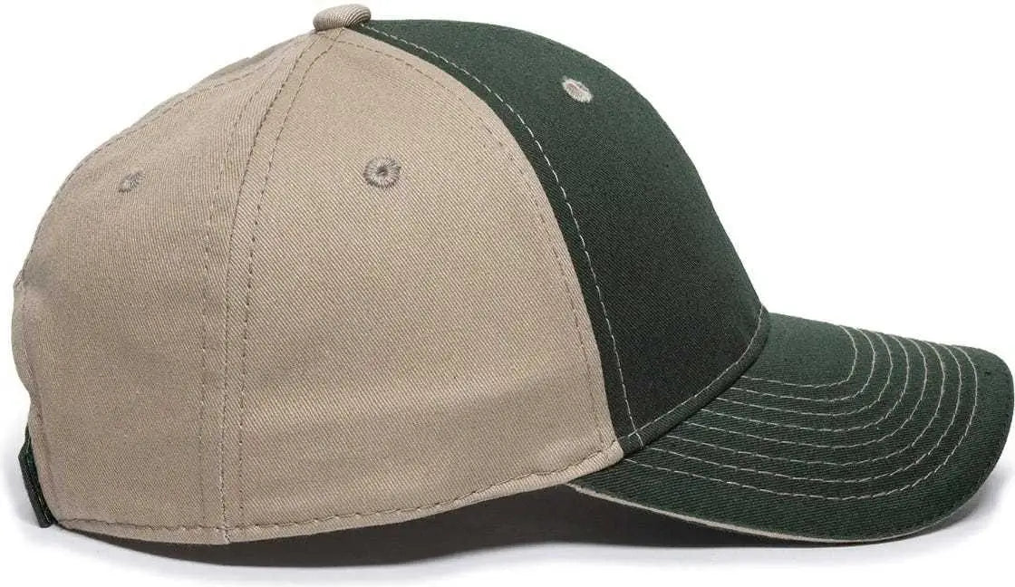 Oc Sports Gwt-101 Adjustable Cap - Dark Green Khaki - Forest / 6 7/8’’ - 7 1/2’’