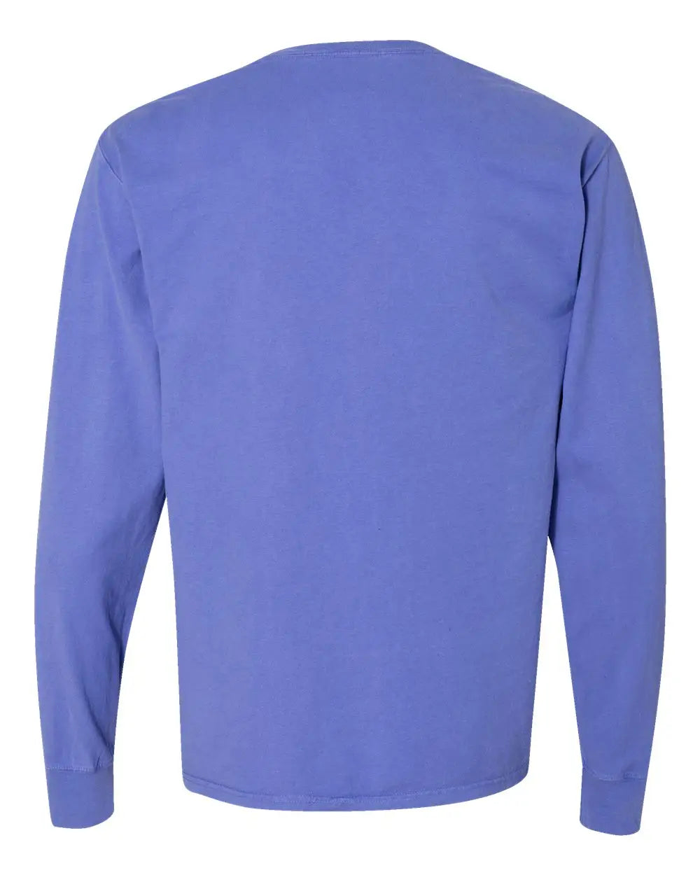 Comfortwash by Hanes Gdh200 Garment-dyed Long Sleeve T-shirt - Deep Forte Blue - s