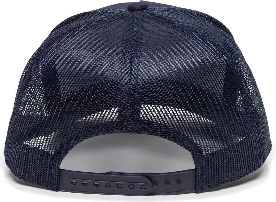 Oc Sports Gl-155 Adjustable Mesh Back Cap - Navy - 6 7/8’’ - 7 1/2’’