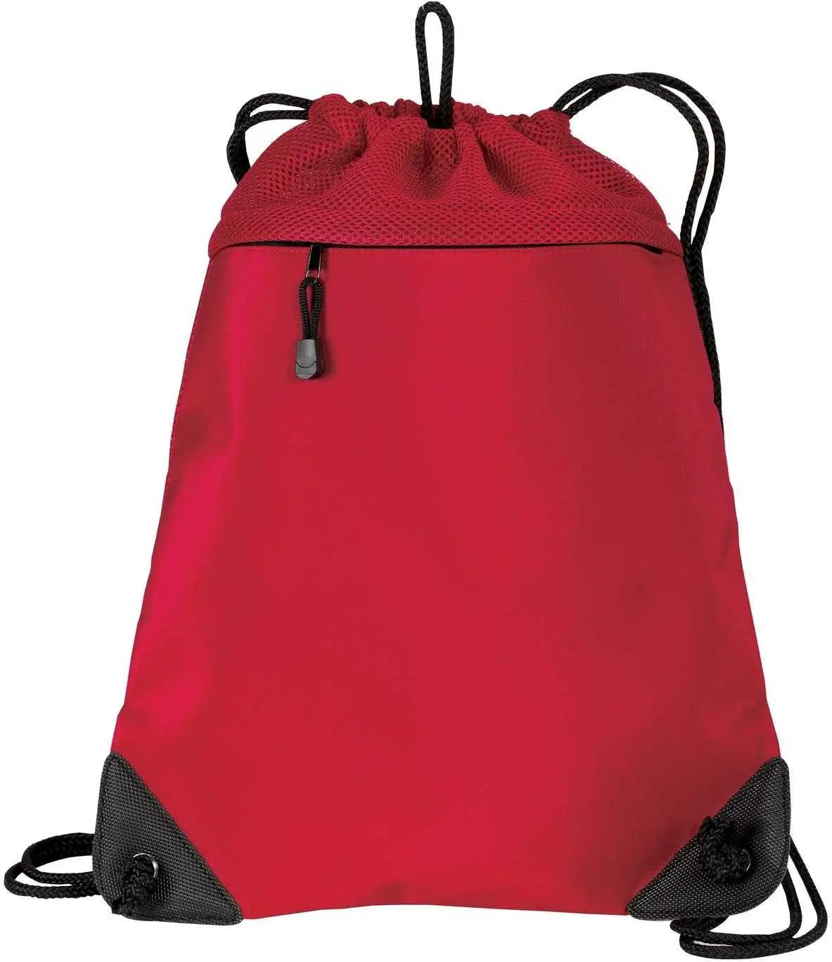 Port Authority Bg810 Cinch Pack with Mesh Trim - Chili Red