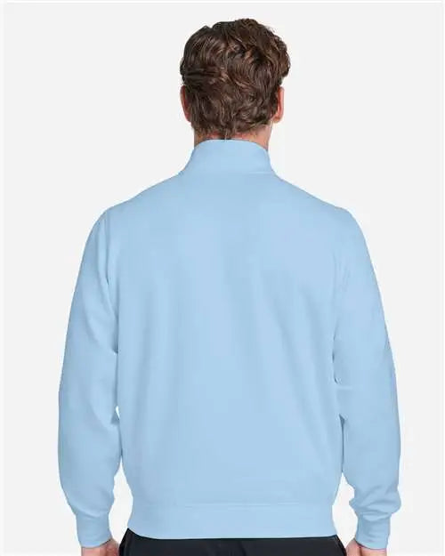 Fairway & Greene C11512 Caves Quarter-zip Tech Pullover - Bluff