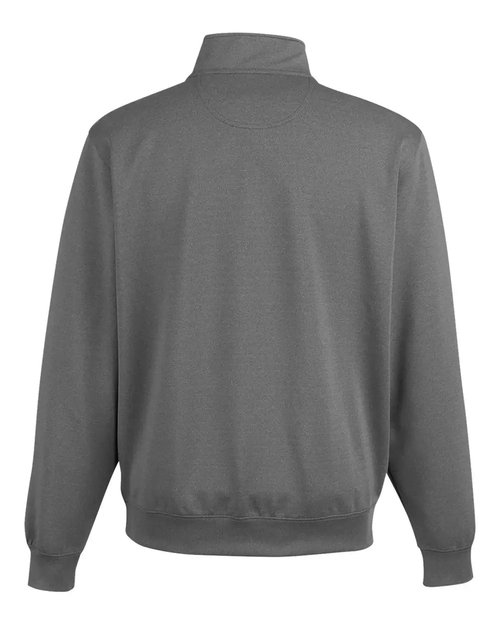 Fairway & Greene C11512 Caves Quarter-zip Tech Pullover - Dark Shadow Grey Heather