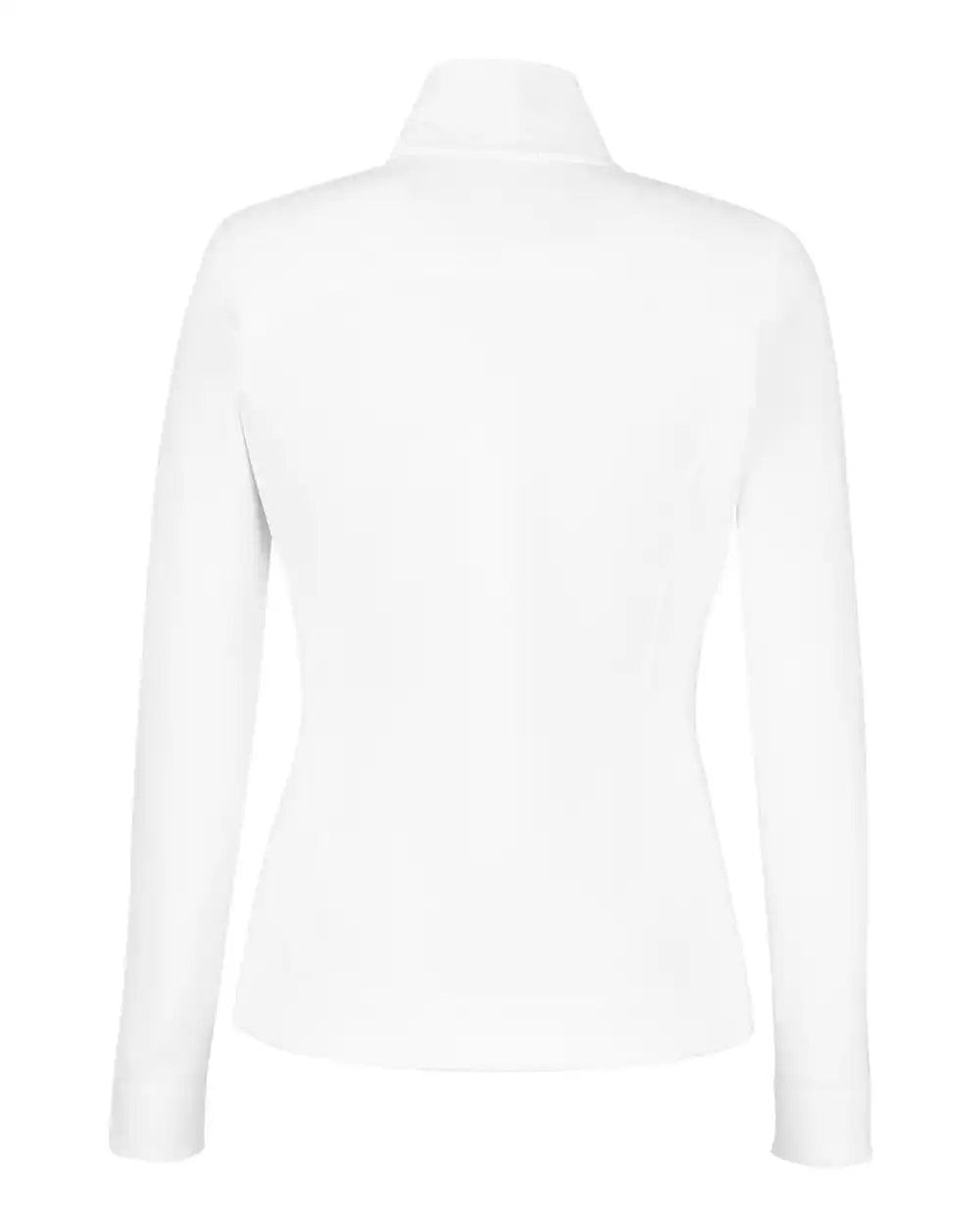 Fairway &amp; Greene F12250 Women’s Wells Quarter-zip Tech Pullover - White Eclipse - White/ / Xs