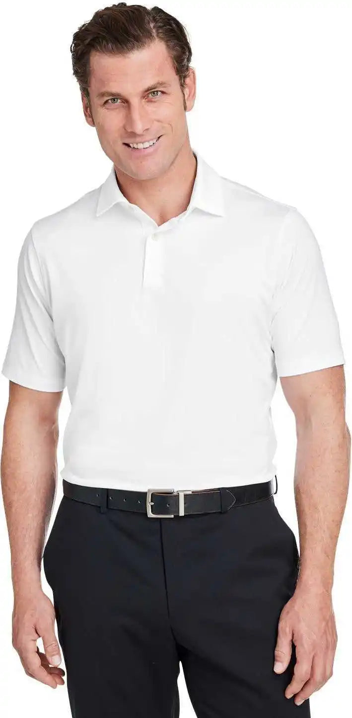Fairway &amp; Greene F31534 Men’s Usa Made Tournament Solid Tech Polo - White