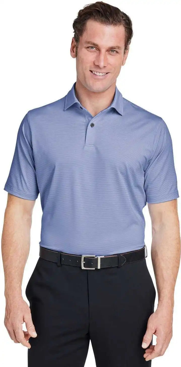 Fairway &amp; Greene I11526 Men’s Usa Made Mini Stripe Tech Polo - Marine