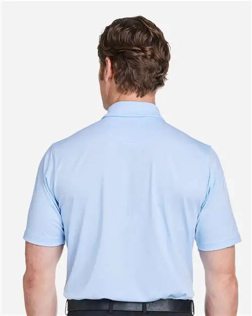 Fairway & Greene I11526 Usa Made Mini Stripe Tech Polo - Bluff