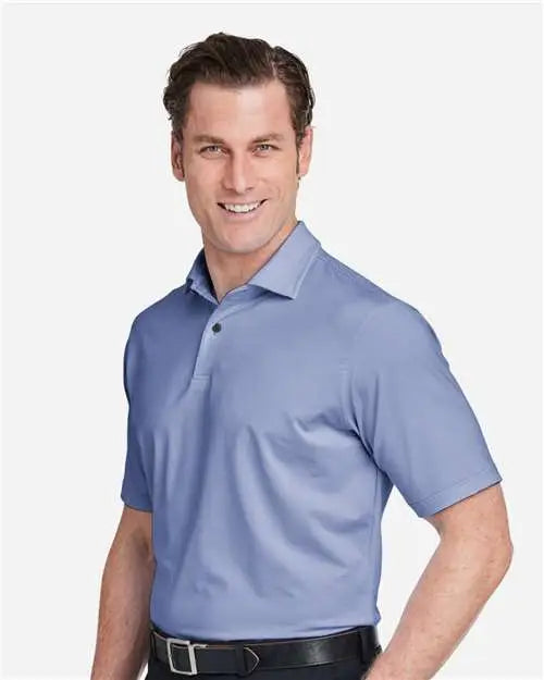 Fairway & Greene I11526 Usa Made Mini Stripe Tech Polo - Marine