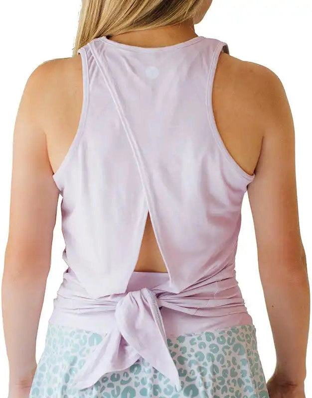 Faye + florie Tie Back Tank Women’s Blush Pink