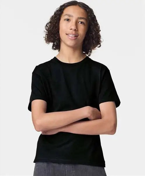 American Apparel 2001y Youth Fine Jersey Tee - Black