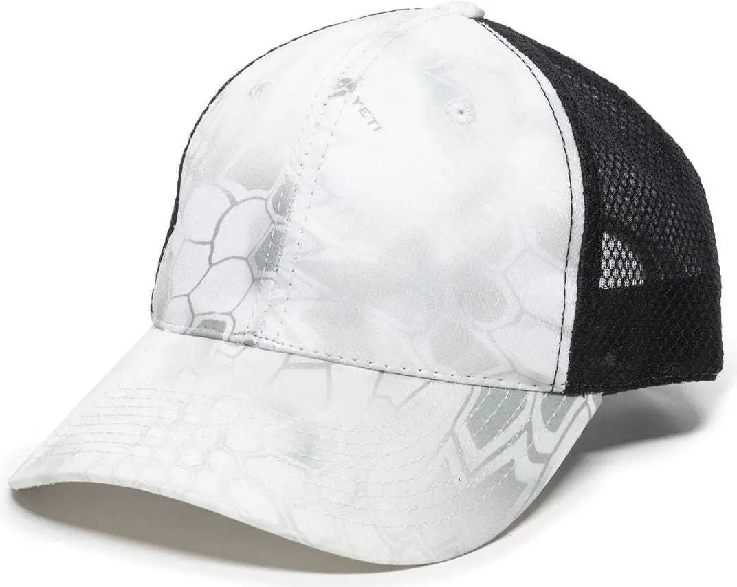 Oc Sports Pfc-150m Adjustable Mesh Back Cap - Kryptek Wraith Black - 6 7/8’’ - 7 1/2’’