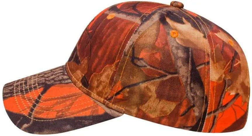 Cap America I2032 Orange Ridge Camo - one Size Fits Most