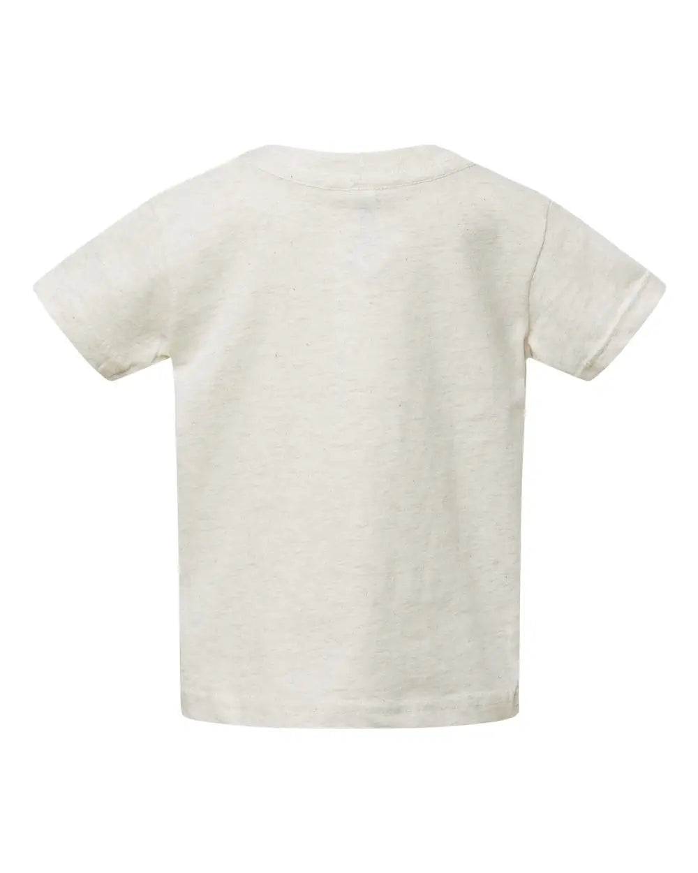 Rabbit Skins 3322 Infant Fine Jersey Tee - Natural Heather - Ivory Dark Gray / 6m