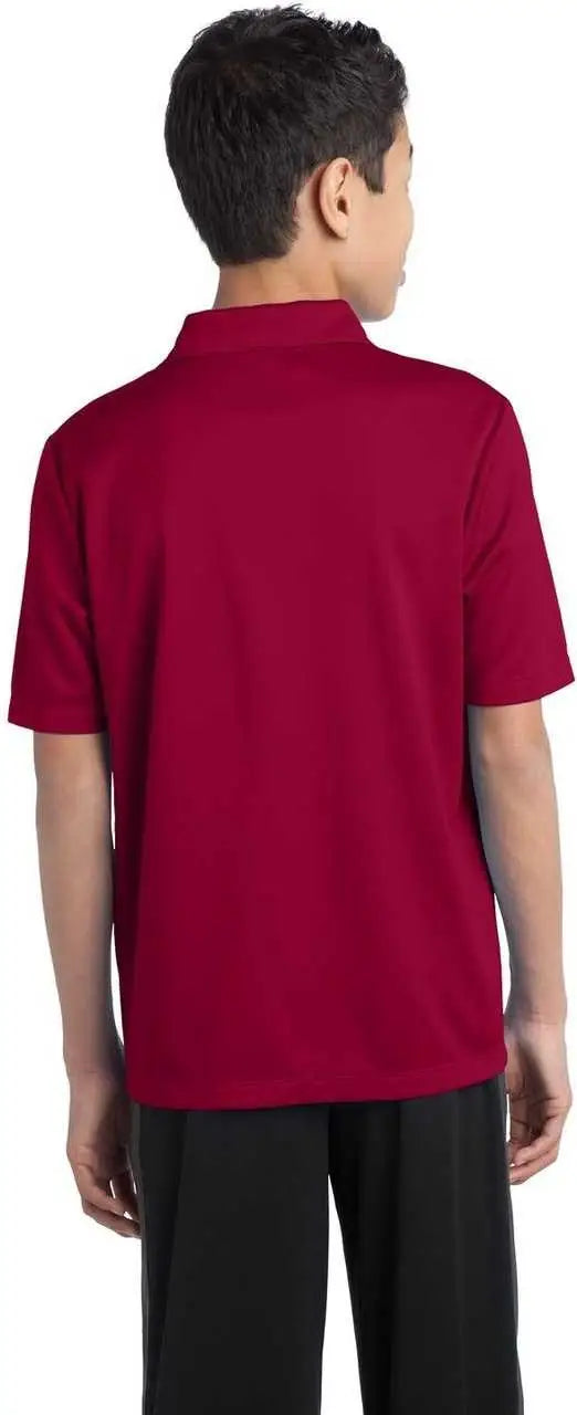 Port Authority Y540 Youth Silk Touch Performance Polo - Red