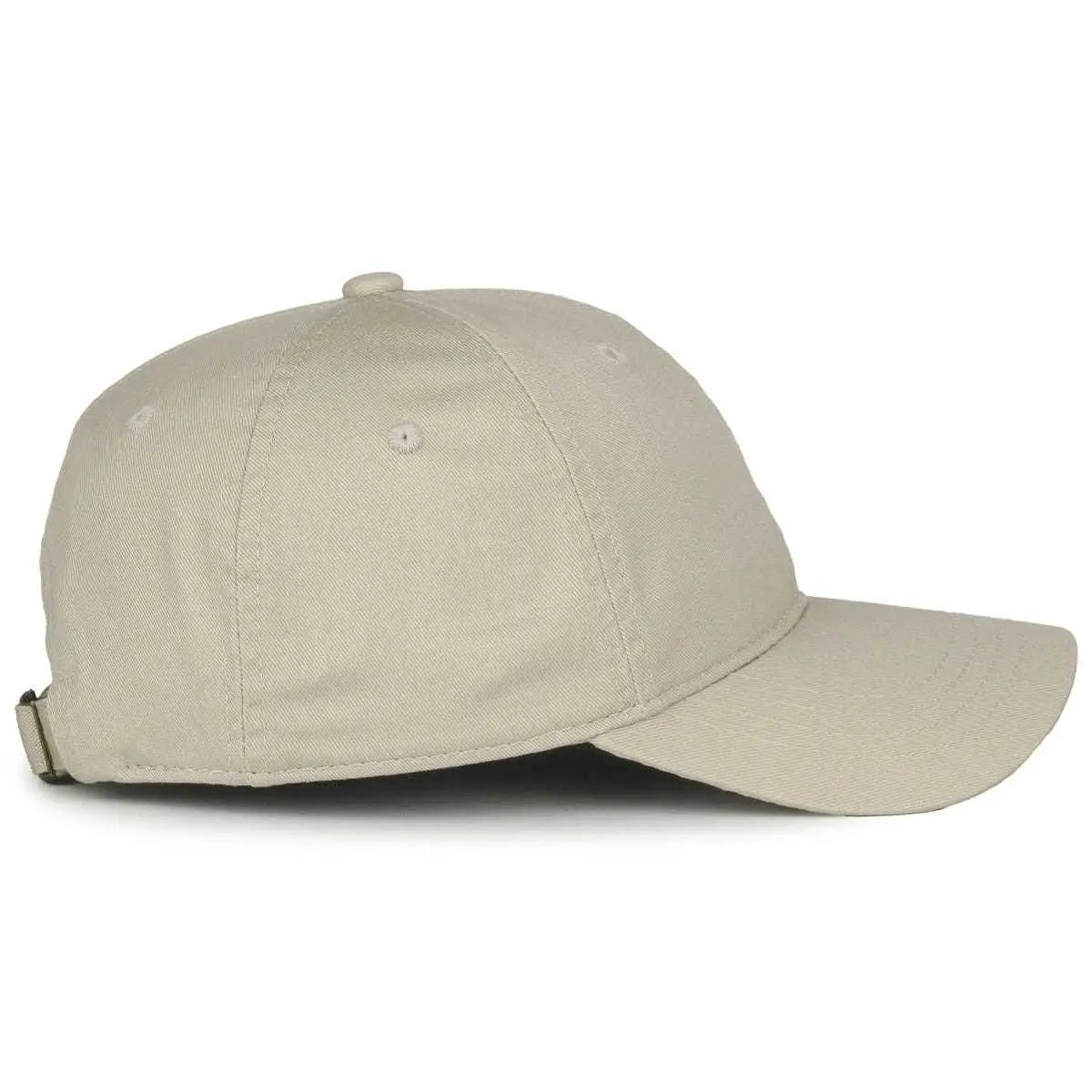 Oc Sports Gwt-111 Adjustable Strap Garment Wash Cotton Cap - Putty