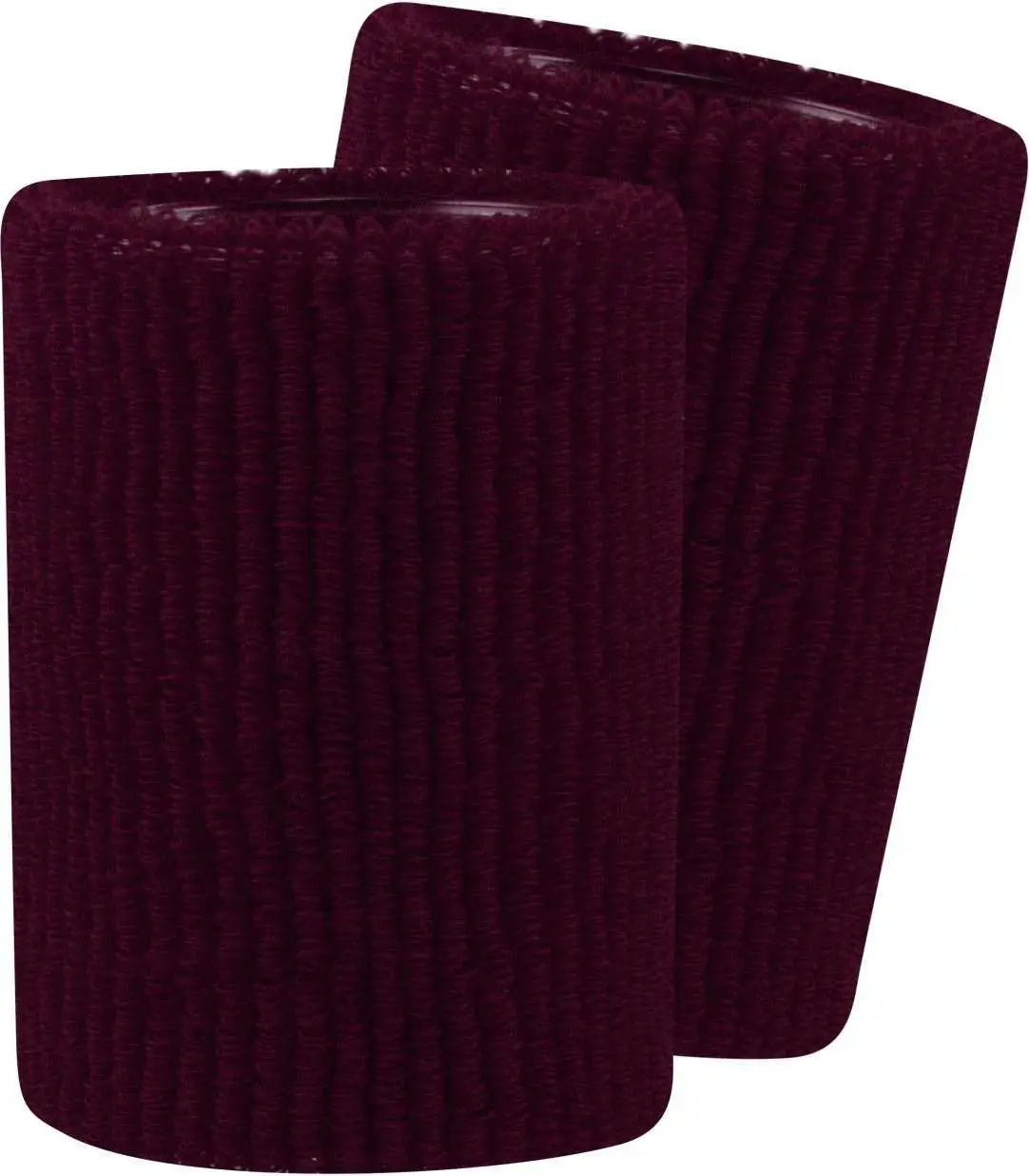 Tck Terry Wristbands 5’’ Wide - Maroon - one Size Fits Most