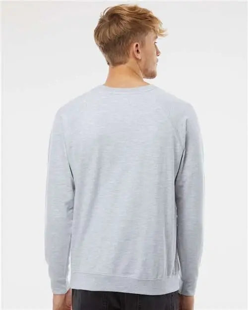 Independent Trading Co. Ss1000c Icon Lightweight Loopback Terry Crewneck Sweatshirt - Athletic Heather