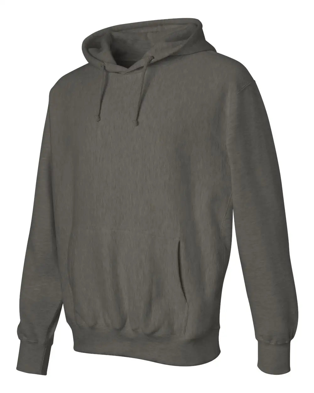 Weatherproof 7700 Cross Weave Hooded Sweatshirt - Charcoal - Adult s