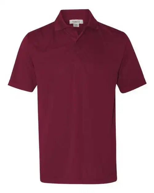 Featherlite 0100 Value Polyester Polo - Maroon