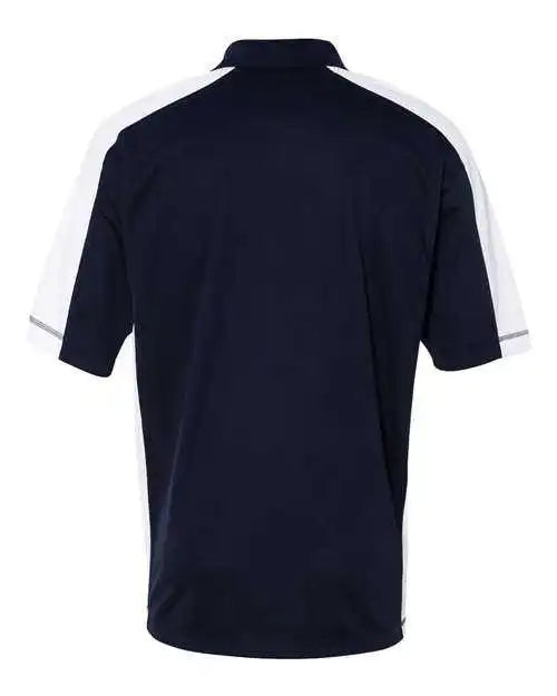 Featherlite 0465 Colorblocked Moisture Free Mesh Polo Navy White