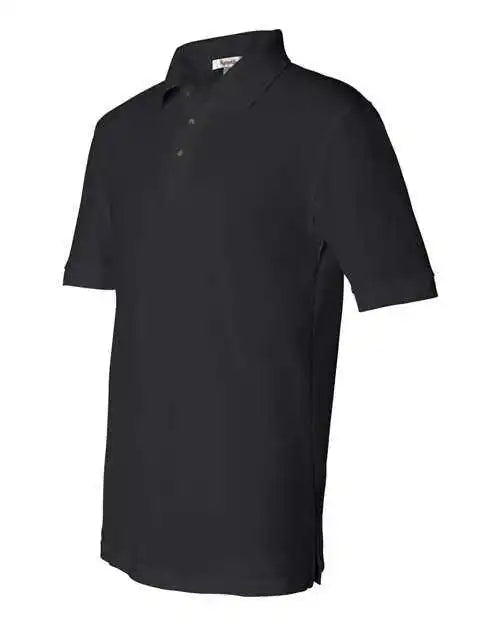 Featherlite 0500 Silky Smooth Piqu Polo - Black