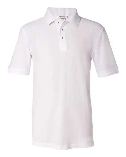 Featherlite 0500 Silky Smooth Piqu Polo - White
