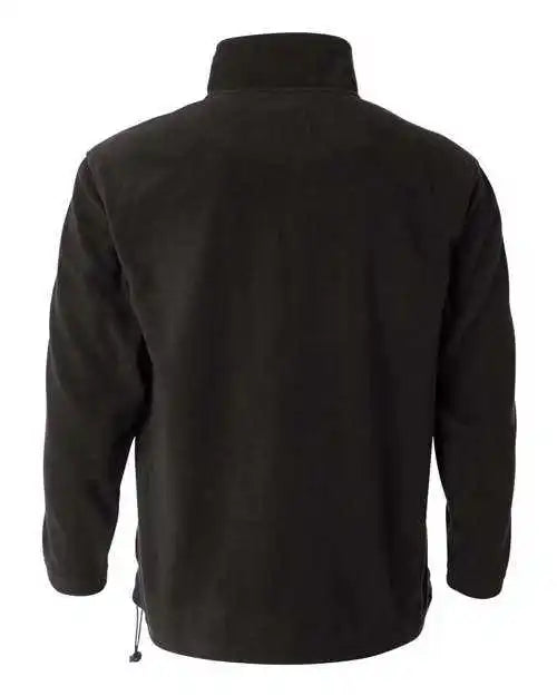 Featherlite 3351 Unisex Microfleece Quarter Zip Pullover Onyx Black