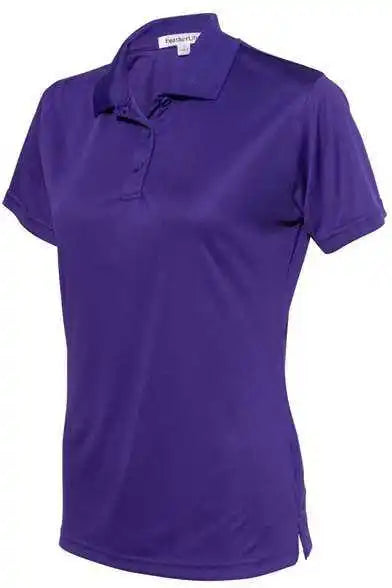 Featherlite 5100 Women’s Value Polyester Polo - Purple