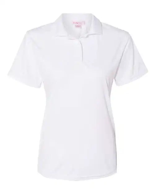 Featherlite 5100 Women’s Value Polyester Polo White
