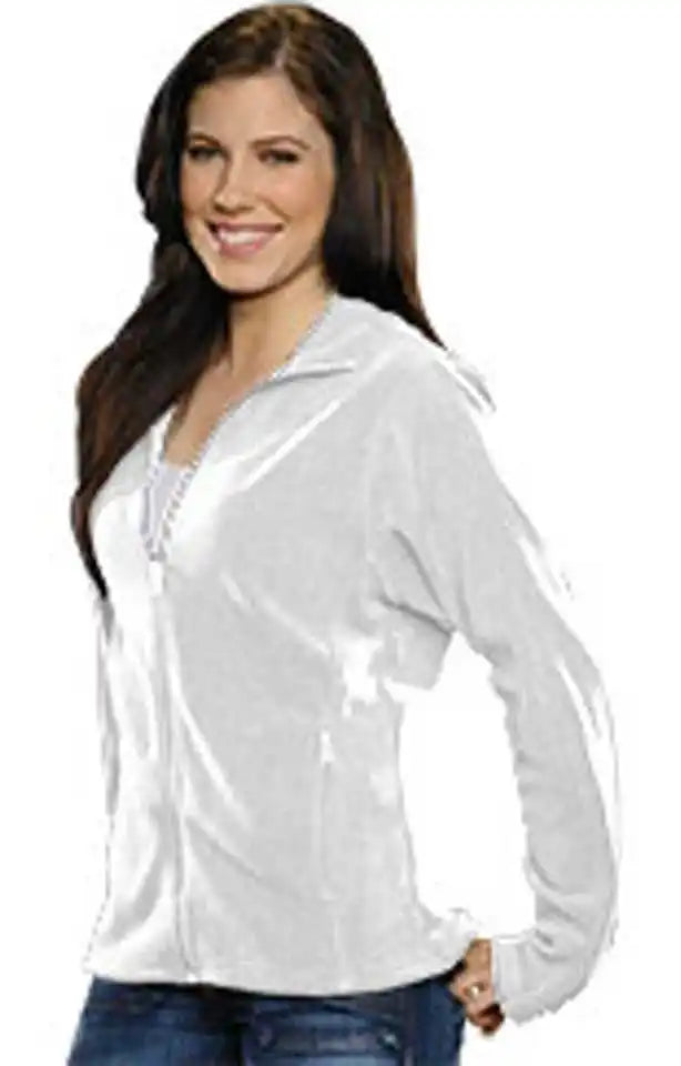 Featherlite 5301 Women’s Microfleece Full-zip Jacket - Winter White