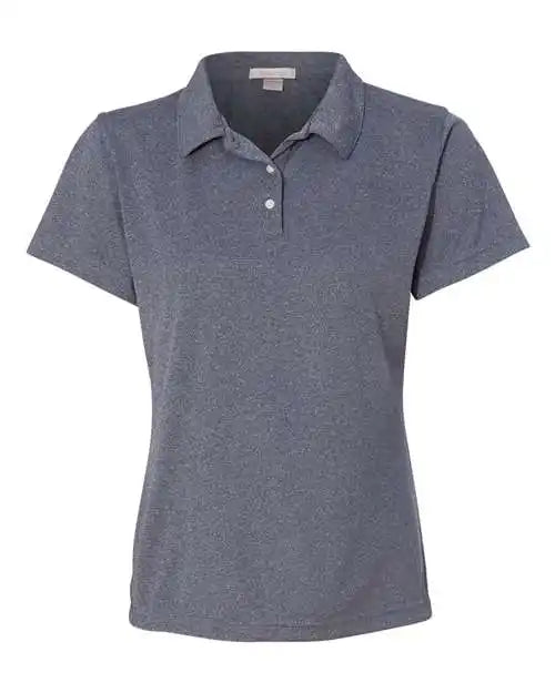 Featherlite 5469 Women’s Moisture Free Mesh Polo - Heathered Navy
