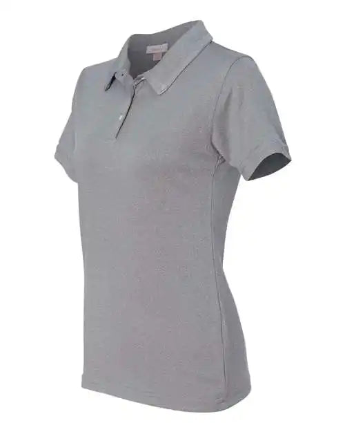 Featherlite 5469 Women’s Moisture Free Mesh Polo - Heathered Steel