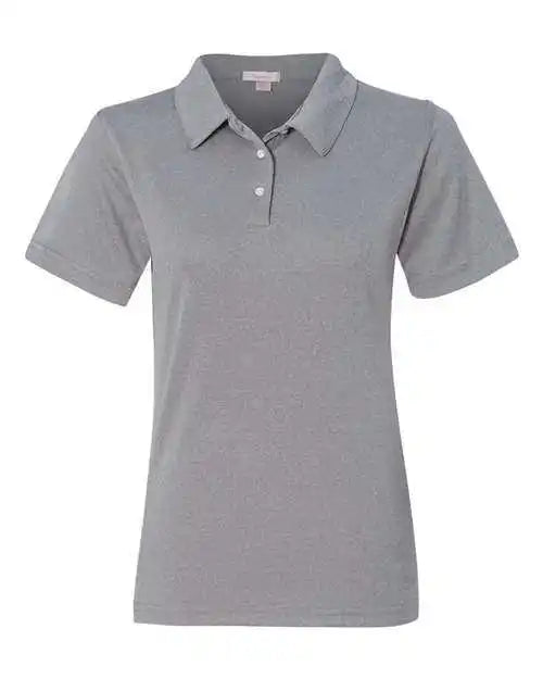 Featherlite 5469 Women’s Moisture Free Mesh Polo - Heathered Steel