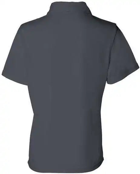 Featherlite 5469 Women’s Moisture Free Mesh Polo Steel Grey