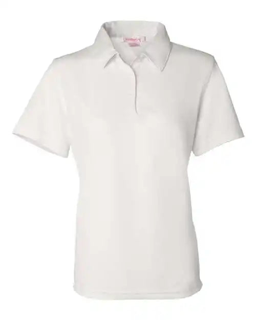 Featherlite 5469 Women’s Moisture Free Mesh Polo White