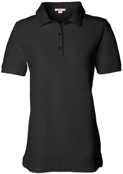 Featherlite 5500 Women’s Silky Smooth Piqu Polo Black