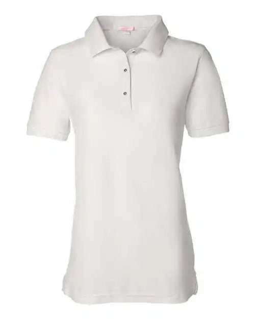 Featherlite 5500 Women’s Silky Smooth Piqu Polo - White