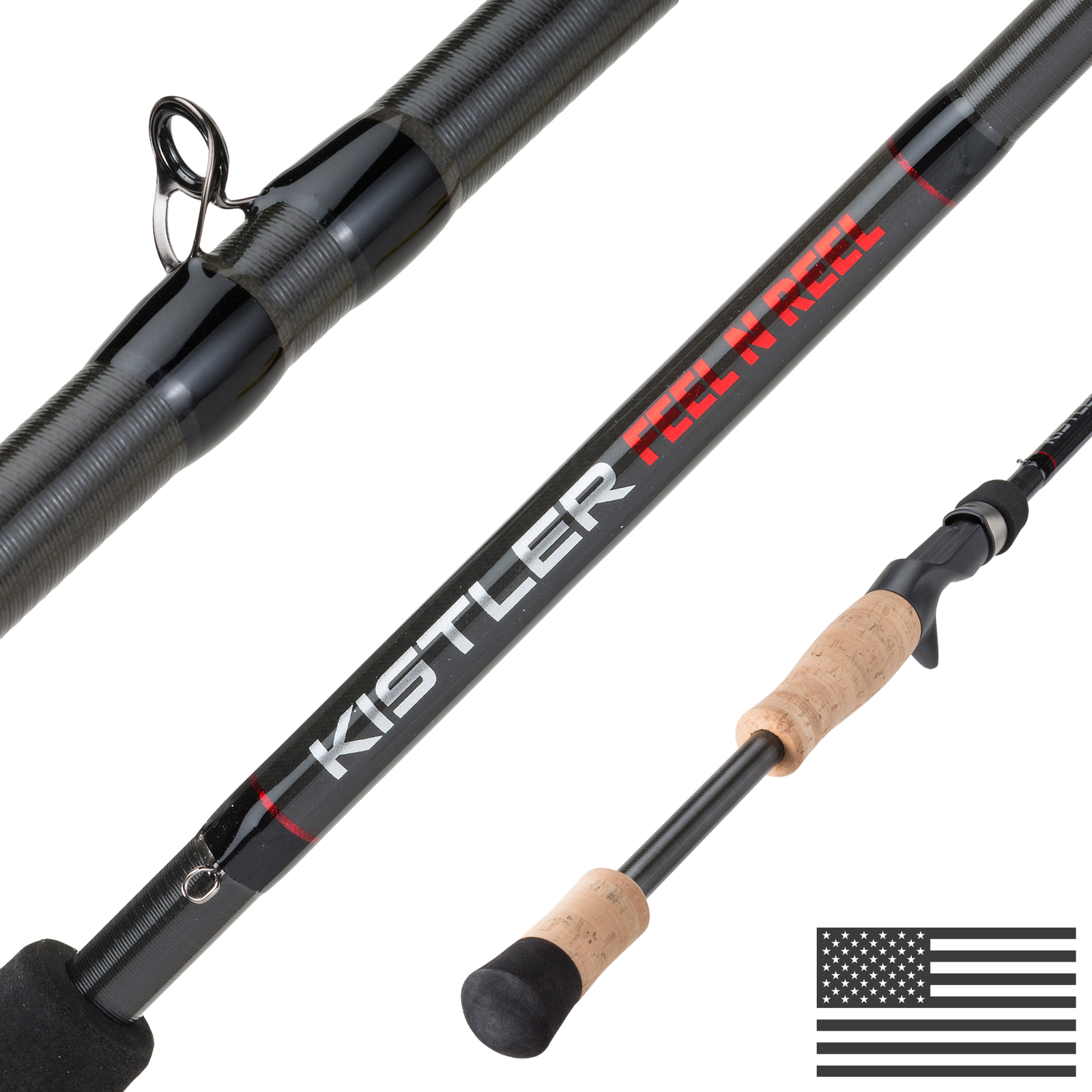 Feel n Reel Fishing Rod - Casting / Mh Medium Heavy All Purpose / 7’3’’