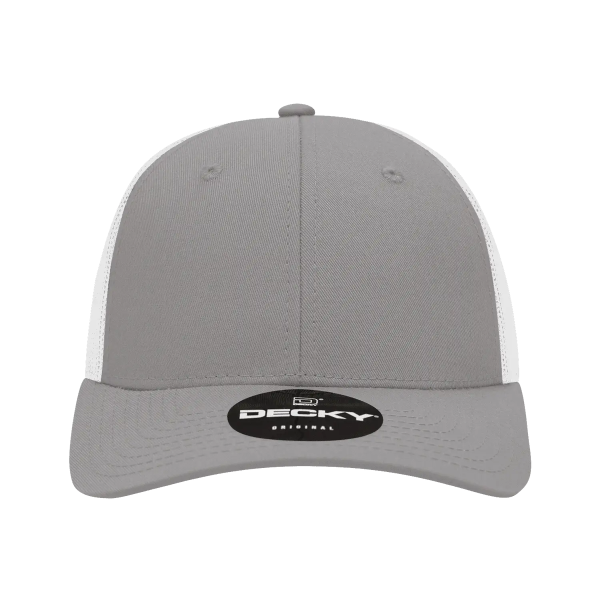 Decky 214 Low Crown Mesh Golf Cap - Gray White - one Size Fits Most