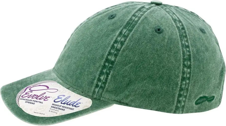 Infinity Her Cassie Women’s Pigment-dyed with Fashion Undervisor Cap - Jade Daisy - Jade/ / one Size Fits Most