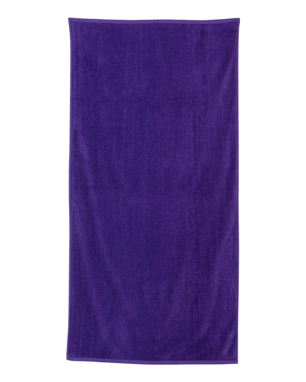 Q-tees Qv3060 Velour Beach Towel - Purple - one Size Fits Most