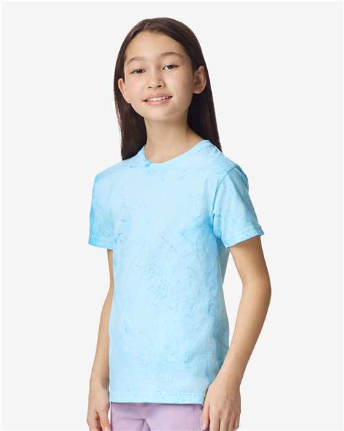 Fiji Blue Colorblast™ Youth Heavyweight T-Shirt - 1745Y